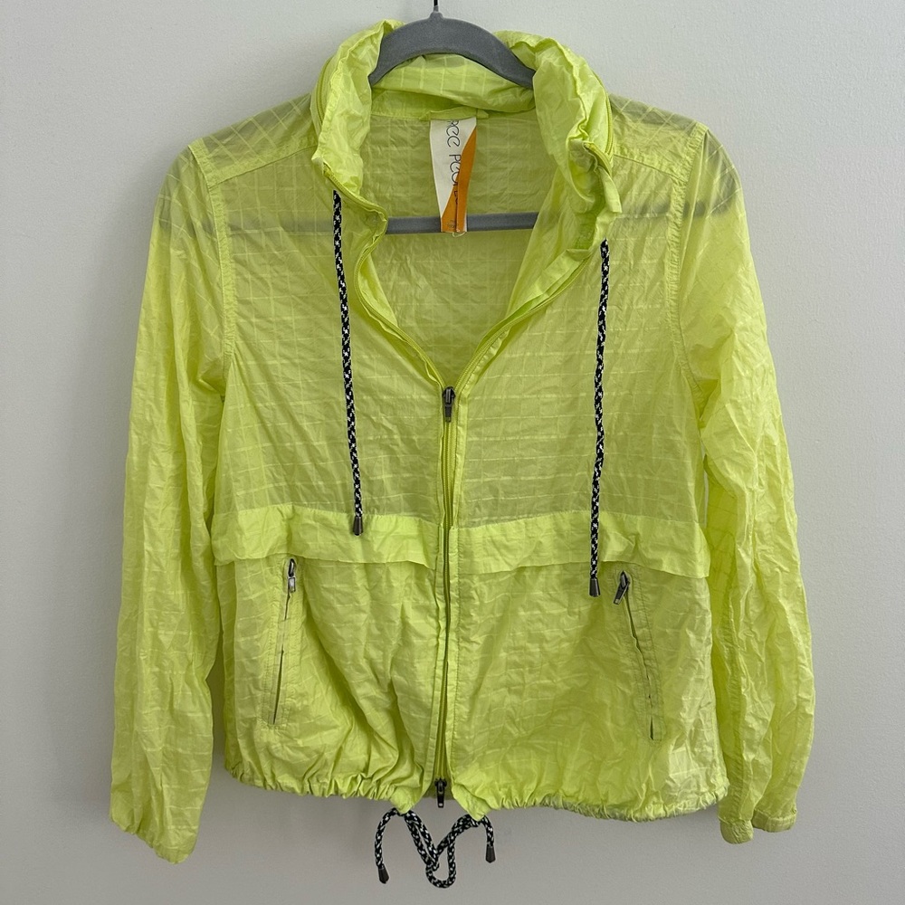 Yellow Free People Windbreaker